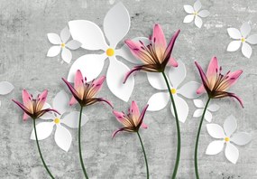 Fototapet - Flori 3D (147x102 cm)