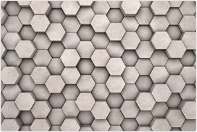 Tablou - Hexagoane design beton (90x60 cm)