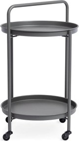 Măsuță de servire din oțel ø 44,5 cm Austin – Bizzotto