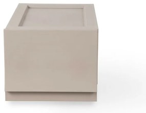 Cutie de depozitare modulară Wave Junior Wood fărăroți 43,4 x 27,2 x 22 cm, Îngust - 1 sertar