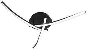 Brilagi - Plafonieră LED STRIPES, 24W/230V, neagră