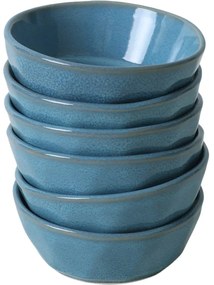 Set de 6 boluri din ceramică Facetta 12 cm,turcoaz