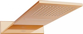 Mexen Waterfall pălărie de duș slim 50 x 22 cm, aur roz - 79190-60