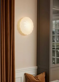 Halo Design 739547 - Aplica de perete TWIST 3xG9/28W/230V Ø 35 cm alb/alamă