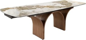 Masa extensibila deosebita design LUX Marble 180-260x100cm