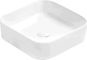 Mexen Vena chiuvetă montată pe blat 37 x 37 cm, albă - 22193700