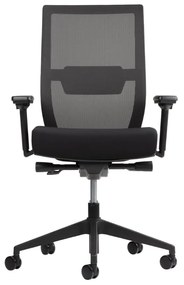 Scaun ergonomic cu brate reglabile 3D, spatar din mesh, mecanism sincron - Fără tetieră