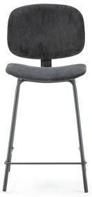 Scaune de bar negre 2 buc. (înălțime șezut 66 cm) Arus – Marckeric