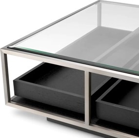 Masuta de cafea design LUX Roxton, negru