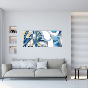 Tablou - Valuri de marmură (120x50 cm)