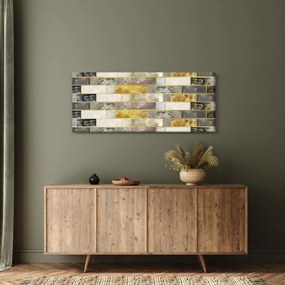 Tablou - Decor cu texturi (120x50 cm)