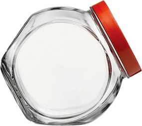 Borcan depozitare cu capac plastic 1.5L, Bella