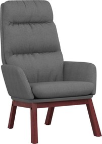 vidaXL Scaun de relaxare, gri deschis, material textil
