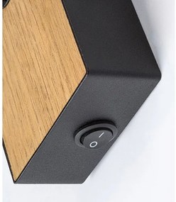 Spot de perete METTA 1xE14/40W/230V stejar Rabalux 71151