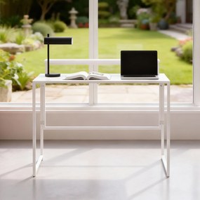 HOMCOM Birou pliabil Masă pentru calculator cu suport pentru monitor pentru cameră de lucru 100 x 48 x 87,5 cm | Aosom Romania