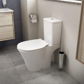 Vas wc stativ Ideal Standard Connect Air AquaBlade alb lucios cu rezervor si capac inclus