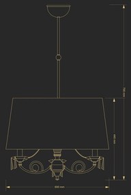 Lustra design clasic cristal Asfour Monza