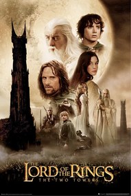 Poster Stăpânul Inelelor - Două turnuri