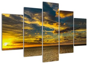 Apus de soare la mare (150x105 cm)