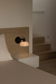 Aplica de perete cu brat directionabil TATAWIN sticla alba