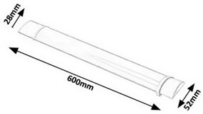 Rabalux 1454 - Iluminat tehnic LED DROP LIGHT LED/20W/230V IP65