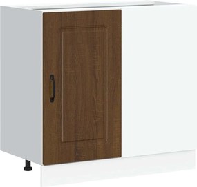 vidaXL Dulap de bază de bucătărie „Kalmar” din lemn de stejar maro