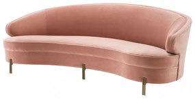 Canapea eleganta design LUX Pierson, catifea nude 113405 HZ