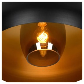 Plafonieră Lucide 30186/38/30 SHARAN 1xE27/60W/230V d. 38 cm negru