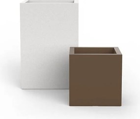 Ghiveci plante design decorativ exterior/interior Square tower pot 20x20x80cm