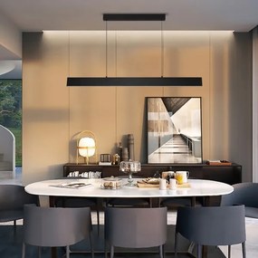 Lustră LED dimabilă pe cablu Brilagi SLIMLINE LED/40W/230V 3000-6000K negru + telecomandă