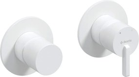 SILIA - Baterie de duș cu comutator de duș BQS_A46P Finisaj: Alb