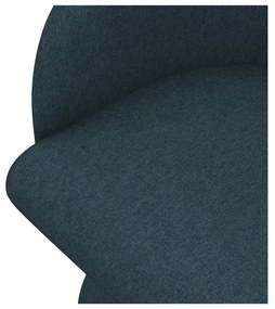 Scaun de sufragerie petrol tapițat Kanoa – Makamii