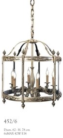 Lustra suspendata LUX realizata manual Emily 6L