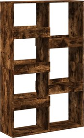 vidaXL Bibliotecă, stejar fumuriu, 100x33x155,5 cm, lemn prelucrat