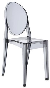 Scaun pentru masă Victoria Ghost, mai multe culori - Kartell Culoare: fumuriu
