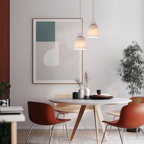 Lustră albă cu abajur din ceramică Sewilla – Candellux Lighting