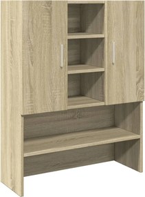 vidaXL Dulap mașină de spălat, stejar sonoma, 70,5x24x90 cm