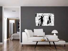 Tablou - Artă stradală - zarvă (90x60 cm)