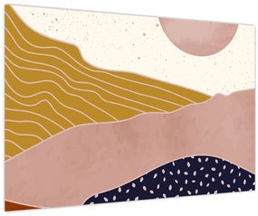 Tablou - Muntele de design Spacefrog N⁰3 (90x60 cm)