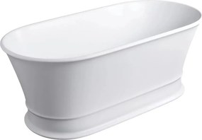 Cada freestanding compozit Omnires Classica M+ finisaj alb mat 160x79 cm