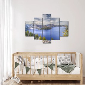 Tablou lacul montan (150x105 cm)