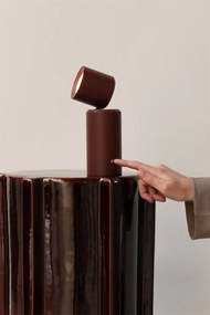 Lampa cu baterii pentru perete sau portabila Milan visiniu