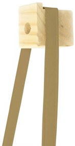 Ghiveci din lemn de brad Surdic Colgante, 17 x 62 cm, maro