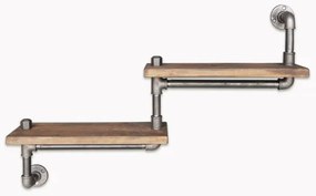 Etajeră de perete BORURAF 35x75 cm molid