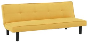 Canapea extensibilă, muştar/negru, ZELDA NEW