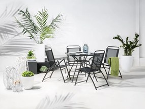 Masă de grădină Love 80 (negru). 1010133