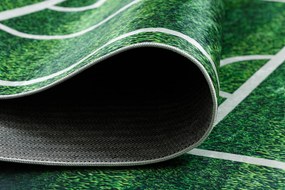 BAMBINO 51760 covor lavabil Teren, fotbal pentru copii anti-alunecare - verde