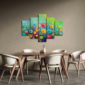 Tablou - Flori abstract (150x105 cm)