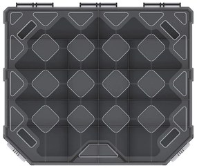 Organizator 28,4 × 24,3 × 4 cm, separatoare, negru