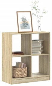 852809 vidaXL Bibliotecă, stejar sonoma, 68,5x32x75 cm, lemn prelucrat